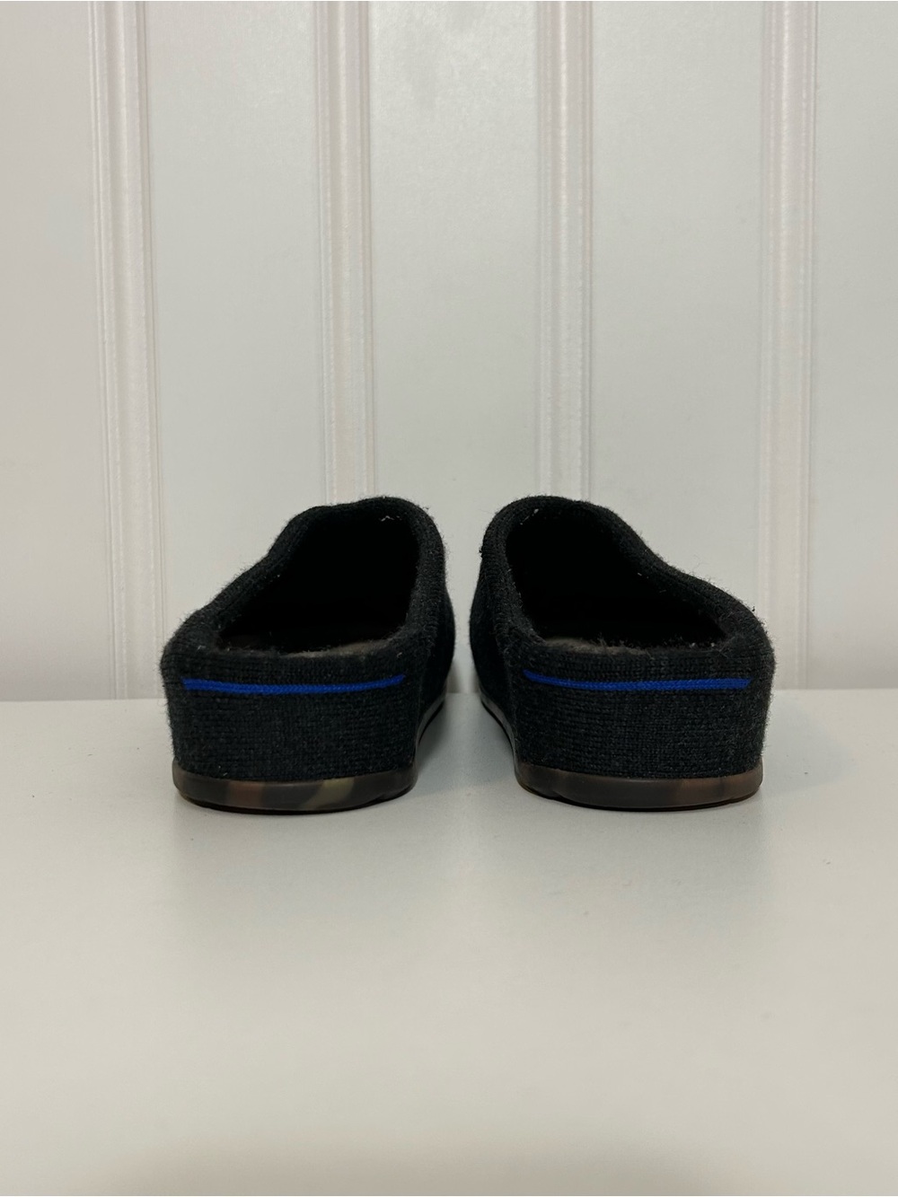 Rothy’s casual clog black slip on mule slippers sandals women’s 8 - Picture 4 of 7